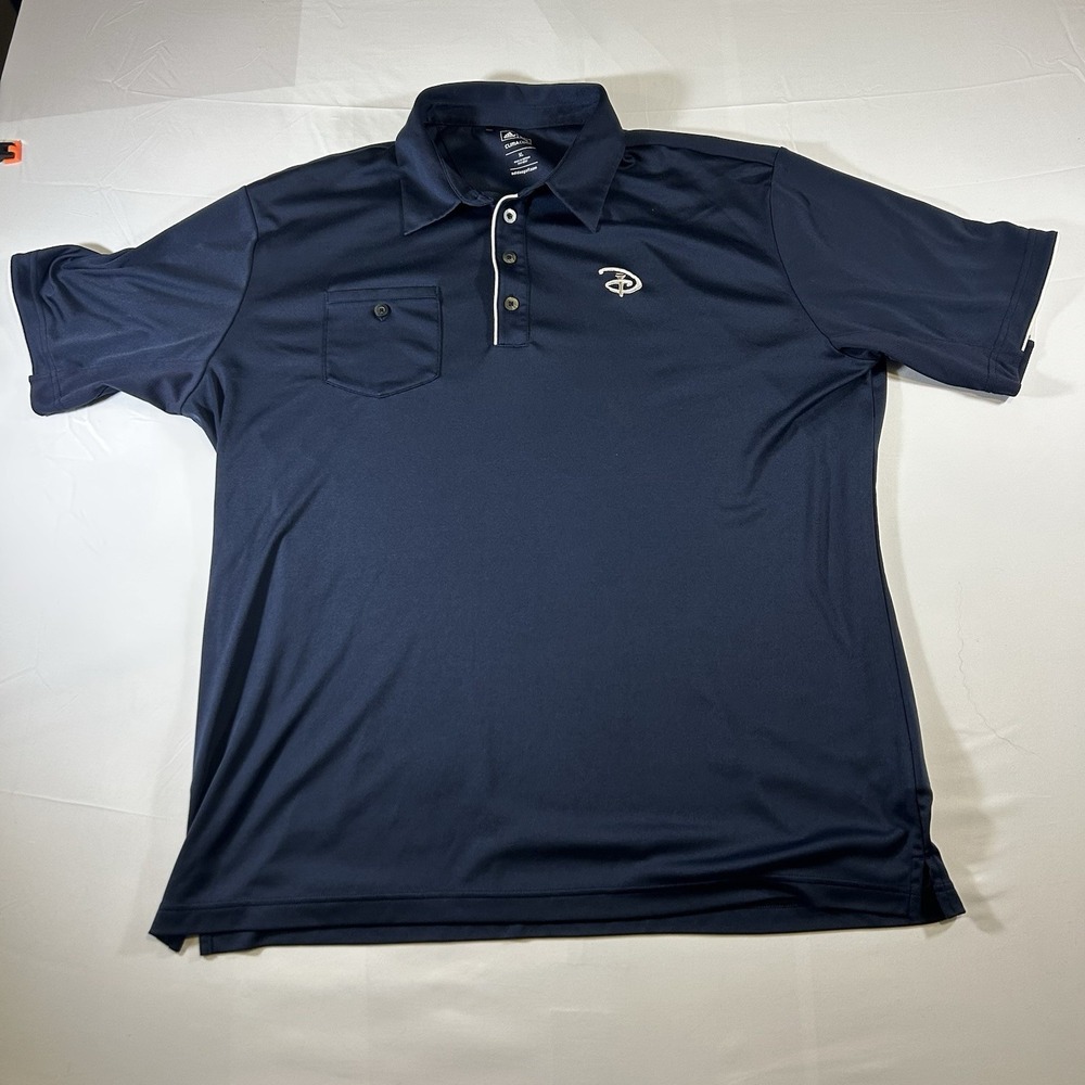 Adidas x Disney Polo Shirt Mens XL  Blue  Golf Performance  ClimaCool